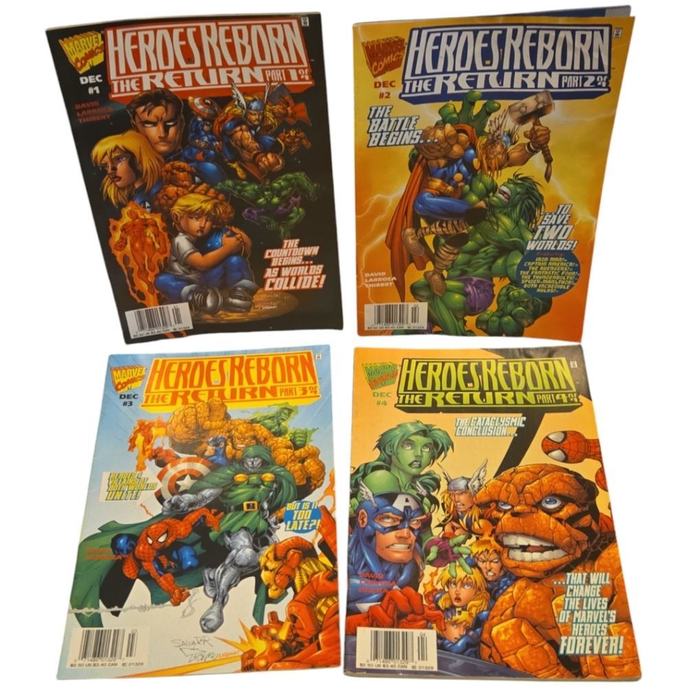 Marvel Heroes Reborn Comics #1-4
